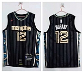 Grizzlies 12 Ja Morant Black 2020-21 City Edition Nike Swingman Jersey,baseball caps,new era cap wholesale,wholesale hats